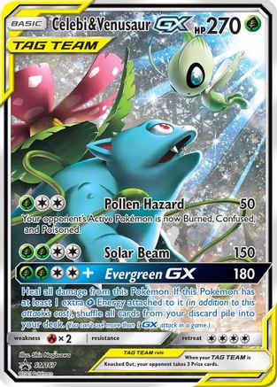 Celebi & Venusaur GX (SM167/248) - SM Promos Holofoil - Promo