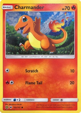 Charmander 18a/147 - Burning Shadows Holofoil