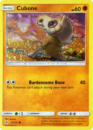 Cubone - 57/131 (General Mills Promo) 57 - Miscellaneous Cards & Products Holofoil