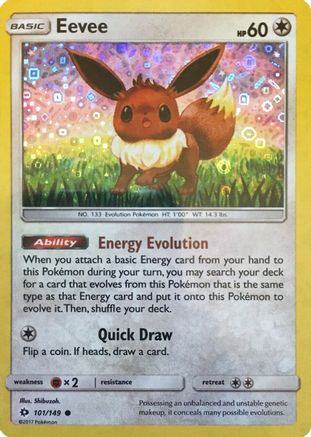 Eevee 101/149 - Miscellaneous Cards & Products Holofoil - Promo