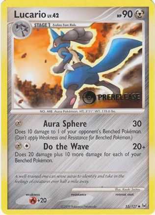Lucario 053/127 - Diamond and Pearl Promos Normal - Promo