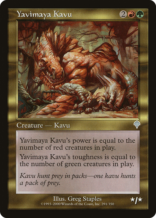 Yavimaya Kavu (INV-291) - Invasion Foil