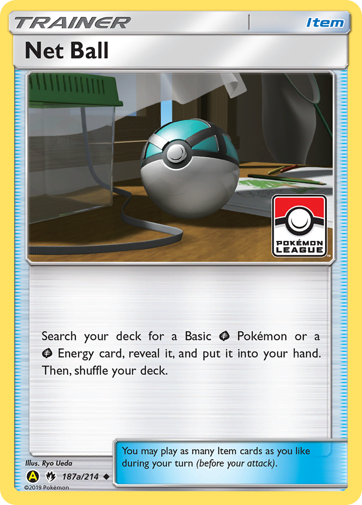 Net Ball 187a/214 - Lost Thunder Reverse Holofoil