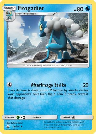Frogadier (52/214) - SM  Unbroken Bonds  - Uncommon