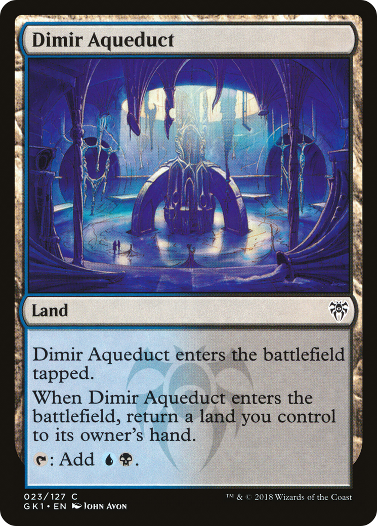 Dimir Aqueduct (GK1-023) - GRN Guild Kit