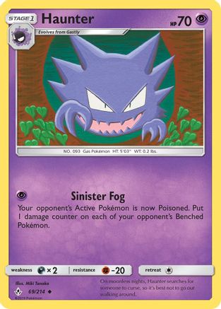 Haunter (69/214) - SM  Unbroken Bonds  - Uncommon