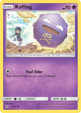 Koffing (73/214) - SM  Unbroken Bonds  - Common