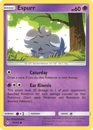 Espurr (79/214) - SM  Unbroken Bonds  - Common