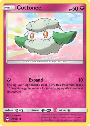 Cottonee (139/214) - SM  Unbroken Bonds  - Common