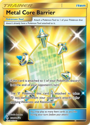 Metal Core Barrier (Secret) (232/214) - SM  Unbroken Bonds Holofoil - Secret Rare