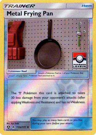 Metal Frying Pan 112a/131 - Forbidden Light Reverse Holofoil