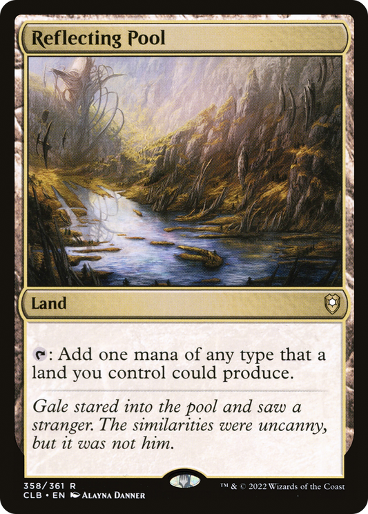 Reflecting Pool (CLB-358) - Commander Legends: Battle for Baldur's Gate Foil