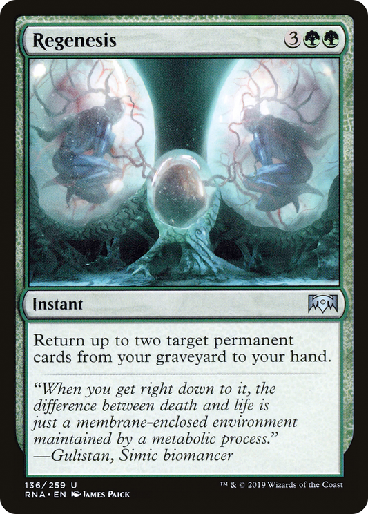 Regenesis (RNA-136) - Ravnica Allegiance