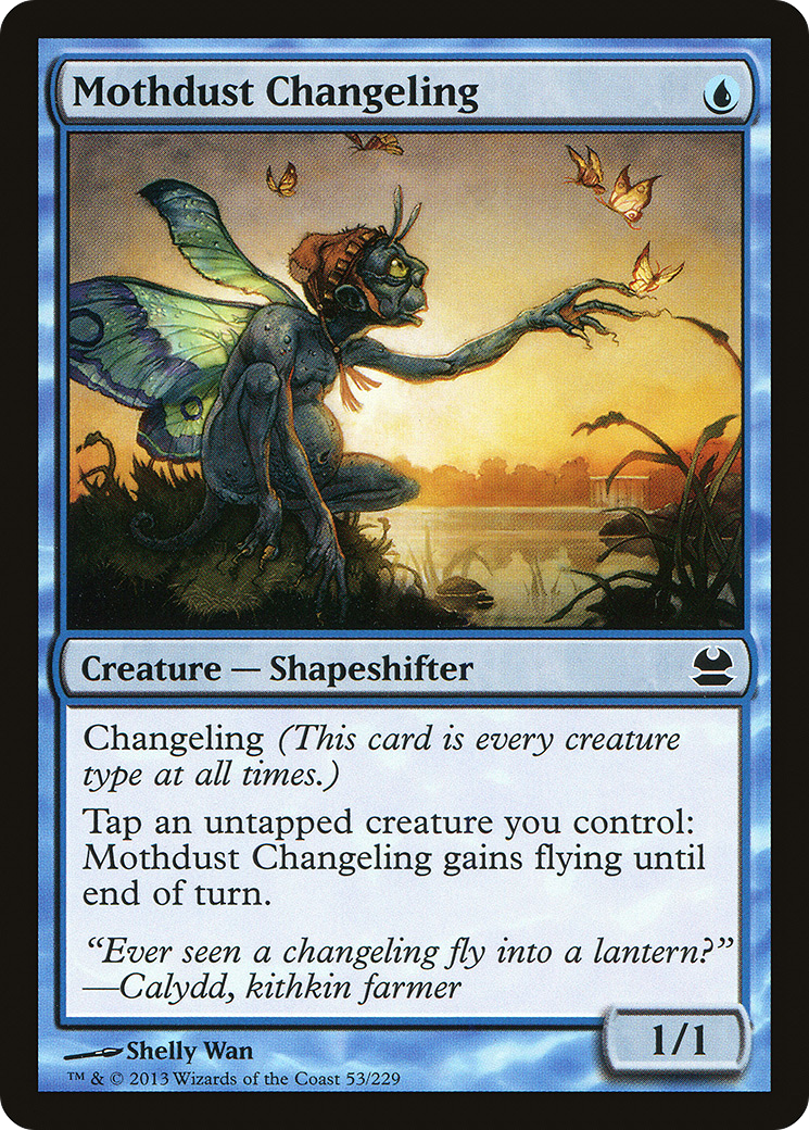 Mothdust Changeling (MMA-053) - Modern Masters Foil