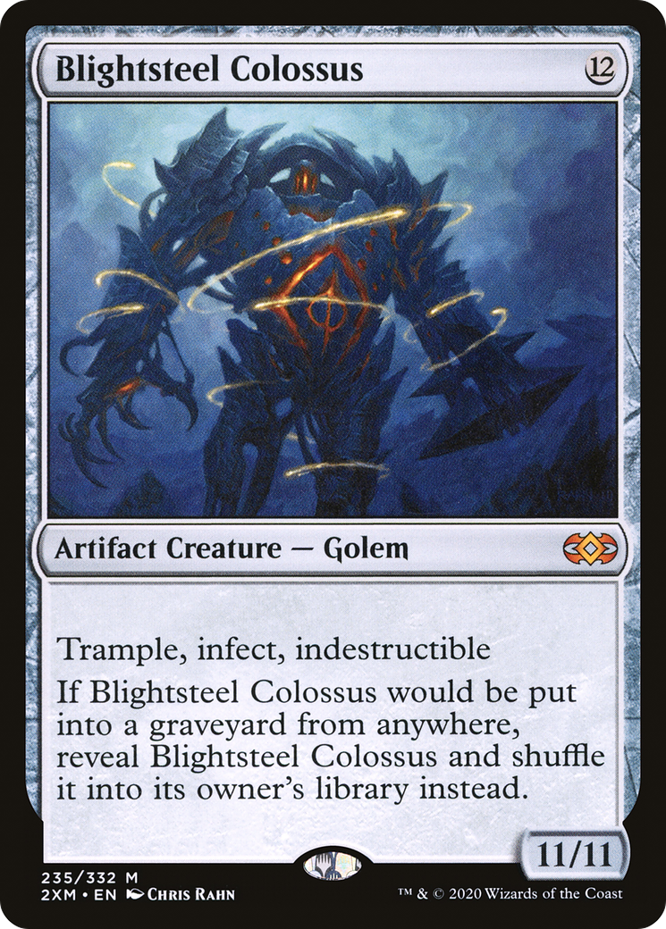 Blightsteel Colossus (2XM-235) - Double Masters Foil