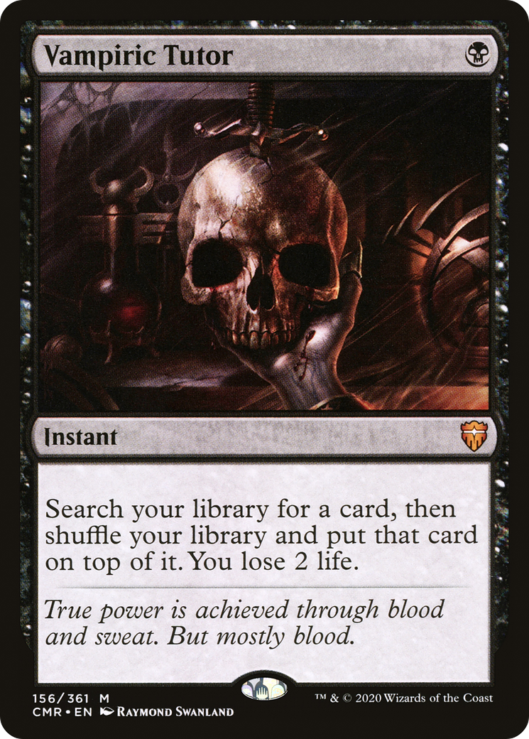 Vampiric Tutor (CMR-156) - Commander Legends Foil