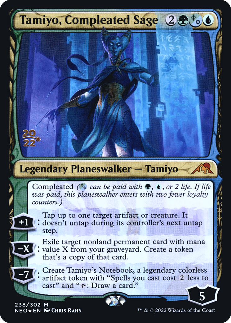 Tamiyo, Compleated Sage (PNEO-238S) - Kamigawa: Neon Dynasty Promos Foil