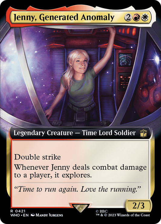 Jenny, Generated Anomaly (Extended Art) (WHO-421) - Doctor Who: (Extended Art) Foil