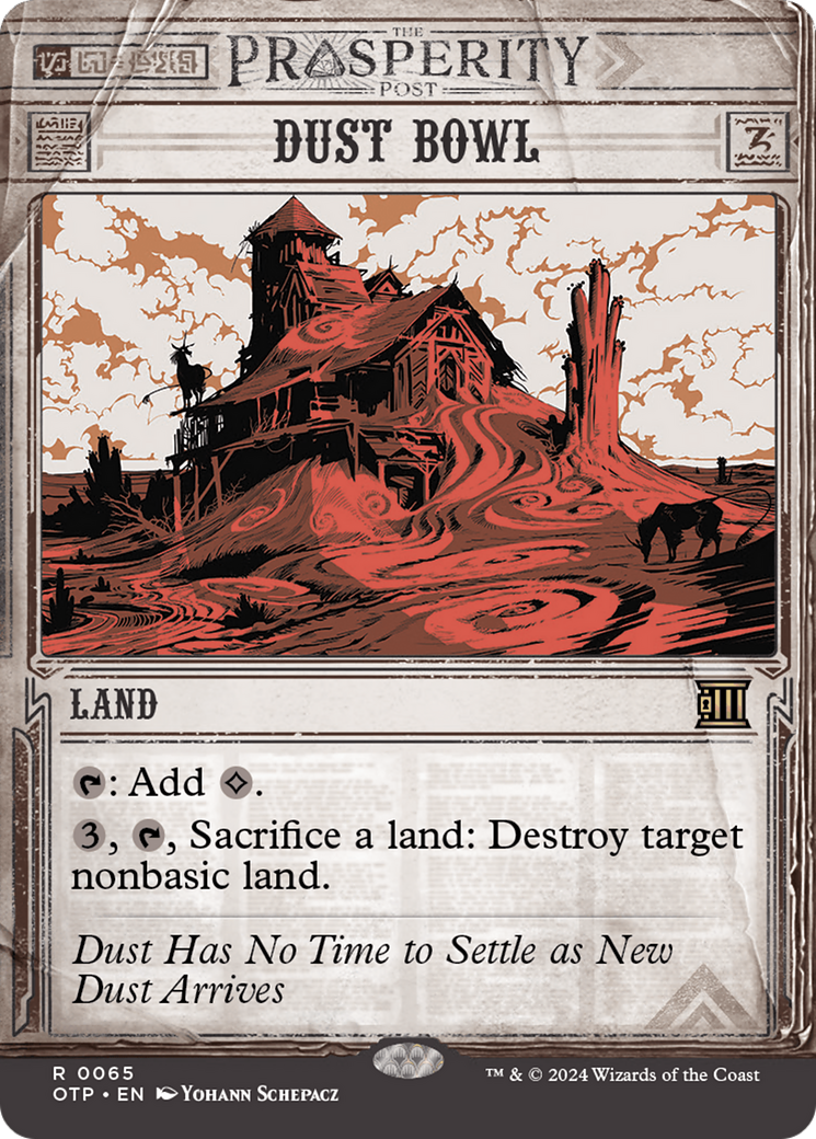 Dust Bowl (OTP-065) - Breaking News: (Showcase) (Borderless) Foil