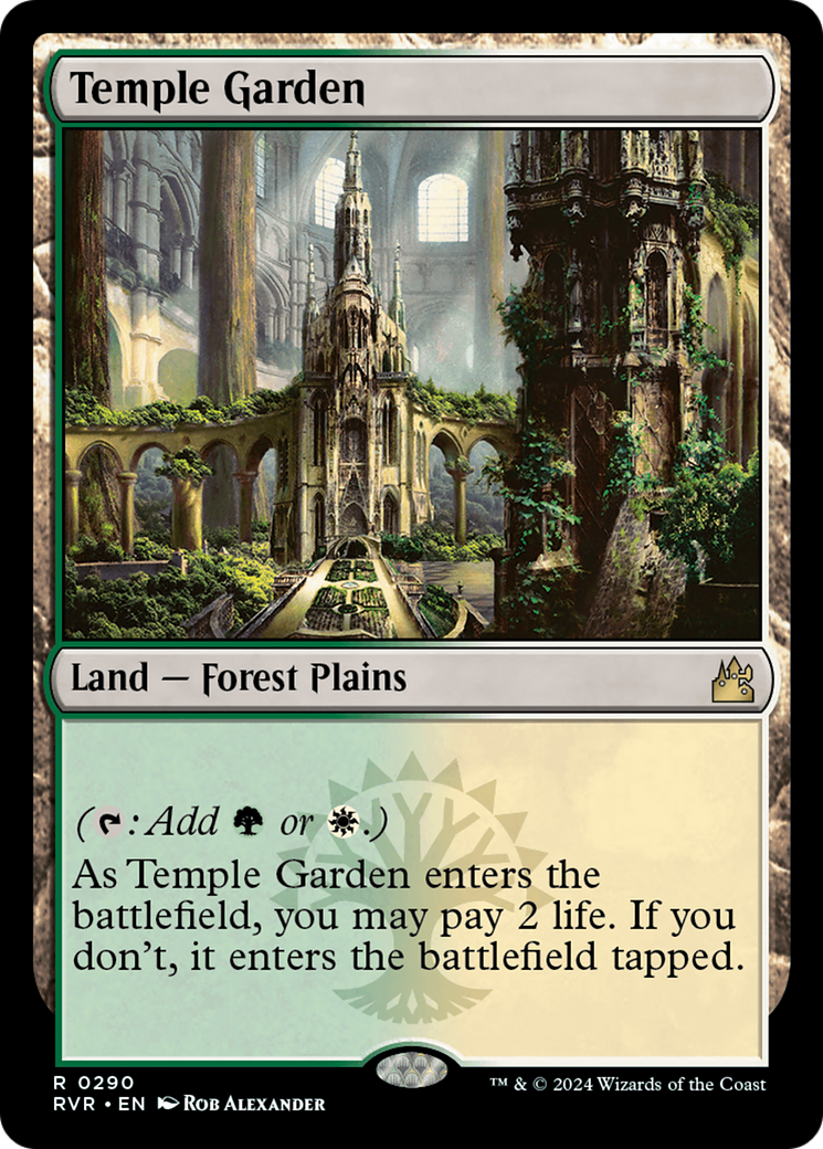 Temple Garden (RVR-290) - Ravnica Remastered