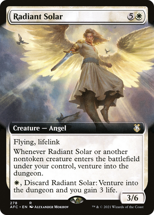 Radiant Solar (AFC-278) - Forgotten Realms Commander: (Extended Art)