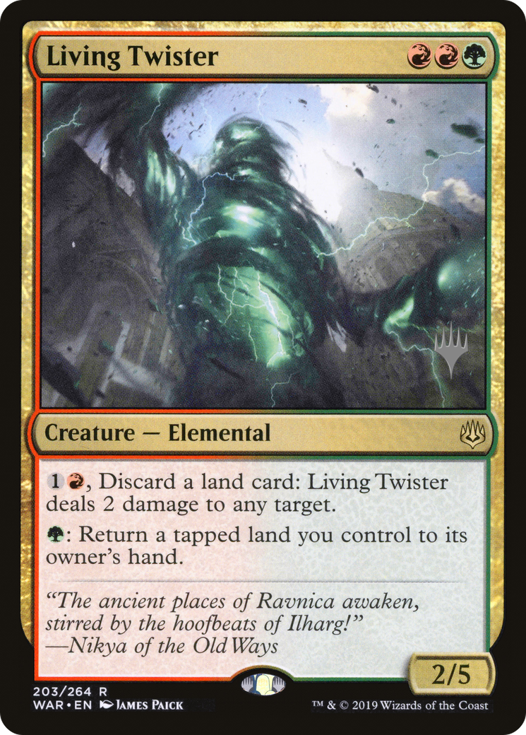 Living Twister (PWAR-203P) - War of the Spark Promos