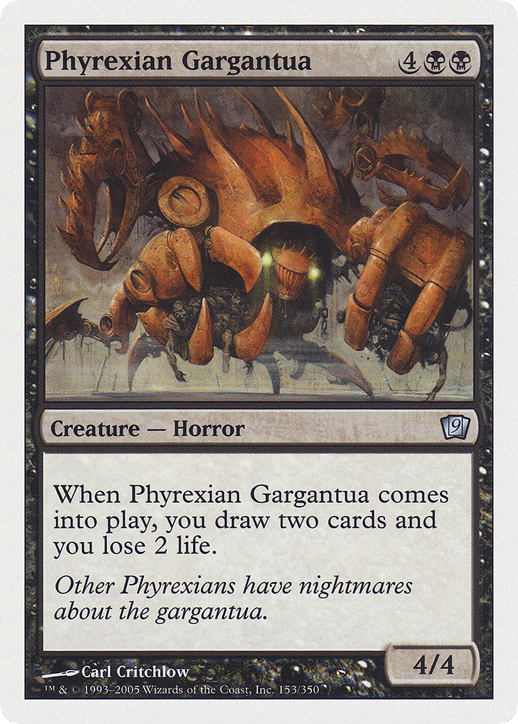 Phyrexian Gargantua (9ED-153) - Ninth Edition