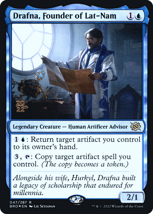 Drafna, Founder of Lat-Nam (PRE-047) - The Brothers' War Promos Foil