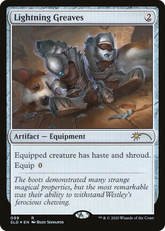 Lightning Greaves (SLD-099) - Secret Lair Drop Foil