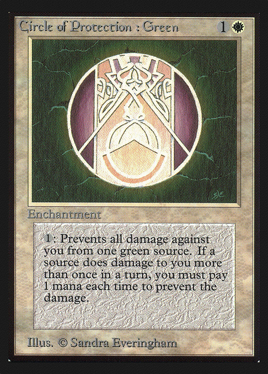 Circle of Protection: Green (CEI-012) - Intl. Collectors' Edition