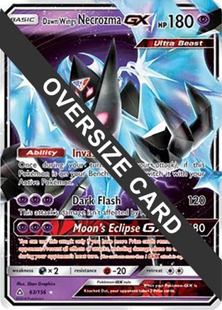 Dawn Wings Necrozma GX - 63/156 (Ultra Prism) 63 - Jumbo Cards Holofoil