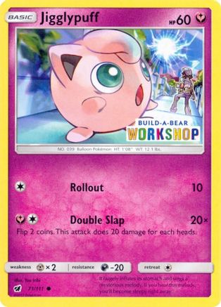 Jigglypuff - 71/111 (Build-A-Bear Workshop Exclusive) 71 - Miscellaneous Cards & Products