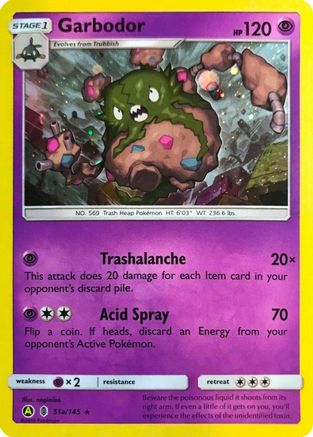 Garbodor 51a/145 - Guardians Rising Holofoil