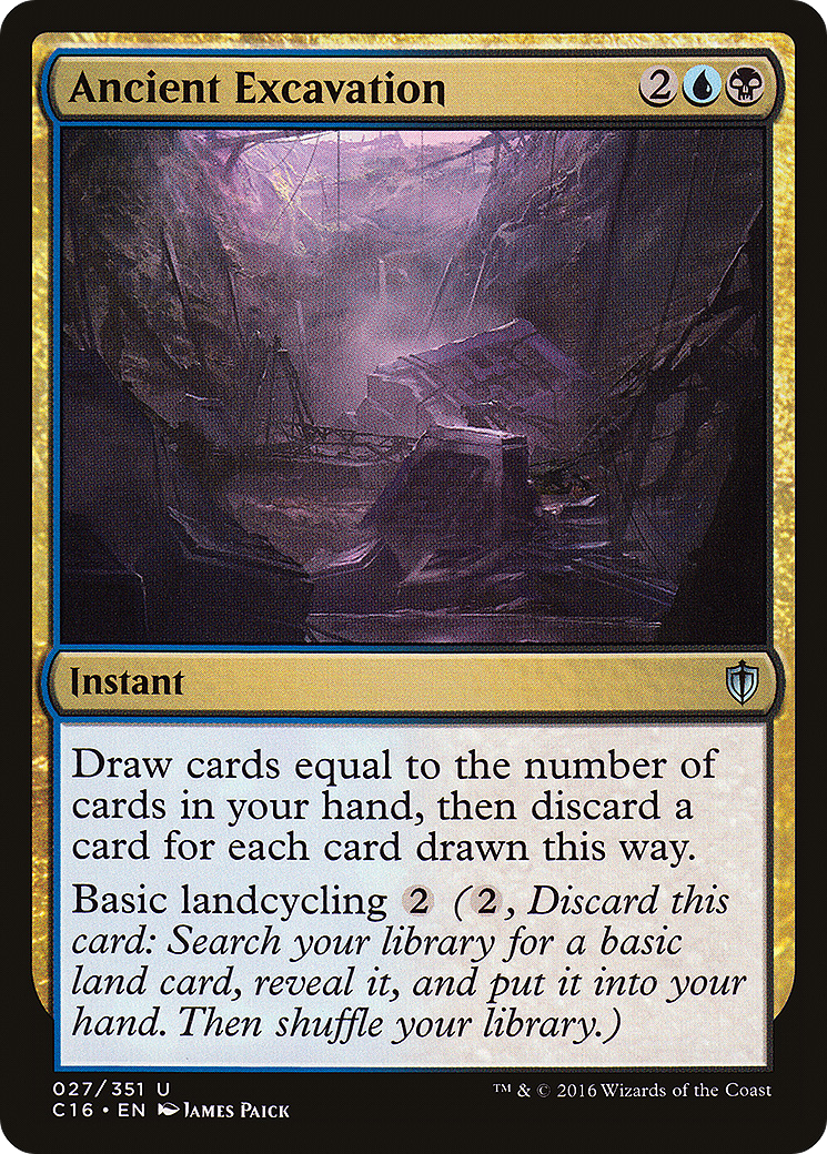 Ancient Excavation (C16-027) - Commander 2016