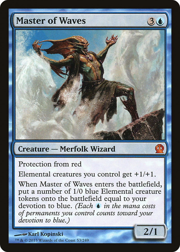 Master of Waves  (THS-053) - Theros