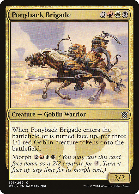 Ponyback Brigade (KTK-191) - Khans of Tarkir