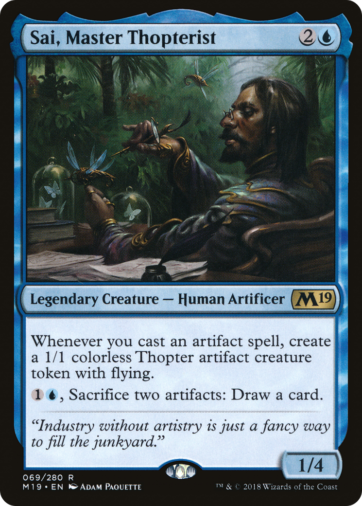 Sai, Master Thopterist (M19-069) - Core Set 2019