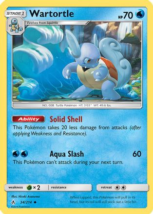 Wartortle - 034/214 (Premium Collection Promo) 34 - Miscellaneous Cards & Products Holofoil