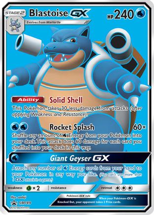 Blastoise GX (SM189/248) - SM Promos Holofoil - Promo