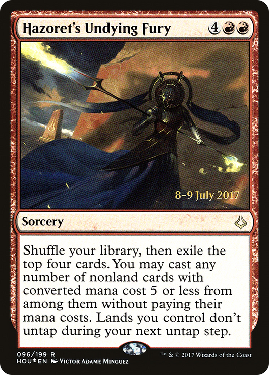 Hazoret's Undying Fury (PHOU-96S) - Hour of Devastation Promos Foil