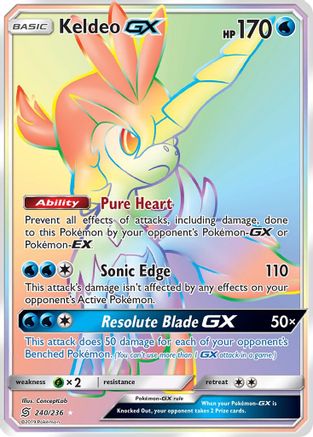 Keldeo-GX 240/236 - Unified Minds Holofoil