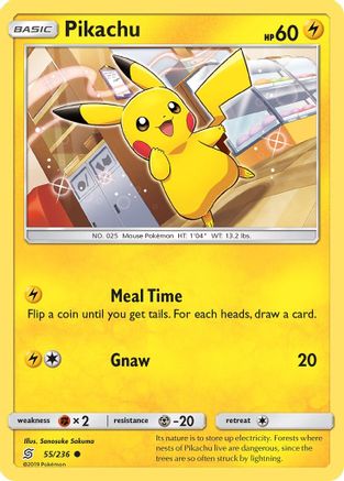 Pikachu (55)  - SM  Unified Minds Normal