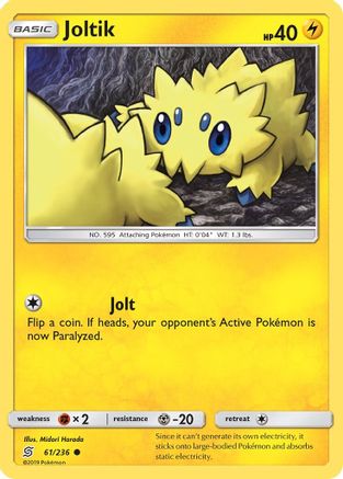 Joltik (61/236) - SM  Unified Minds Reverse Holofoil - Common