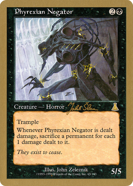 Phyrexian Negator (WC99-JS65) - World Championship Decks 1999