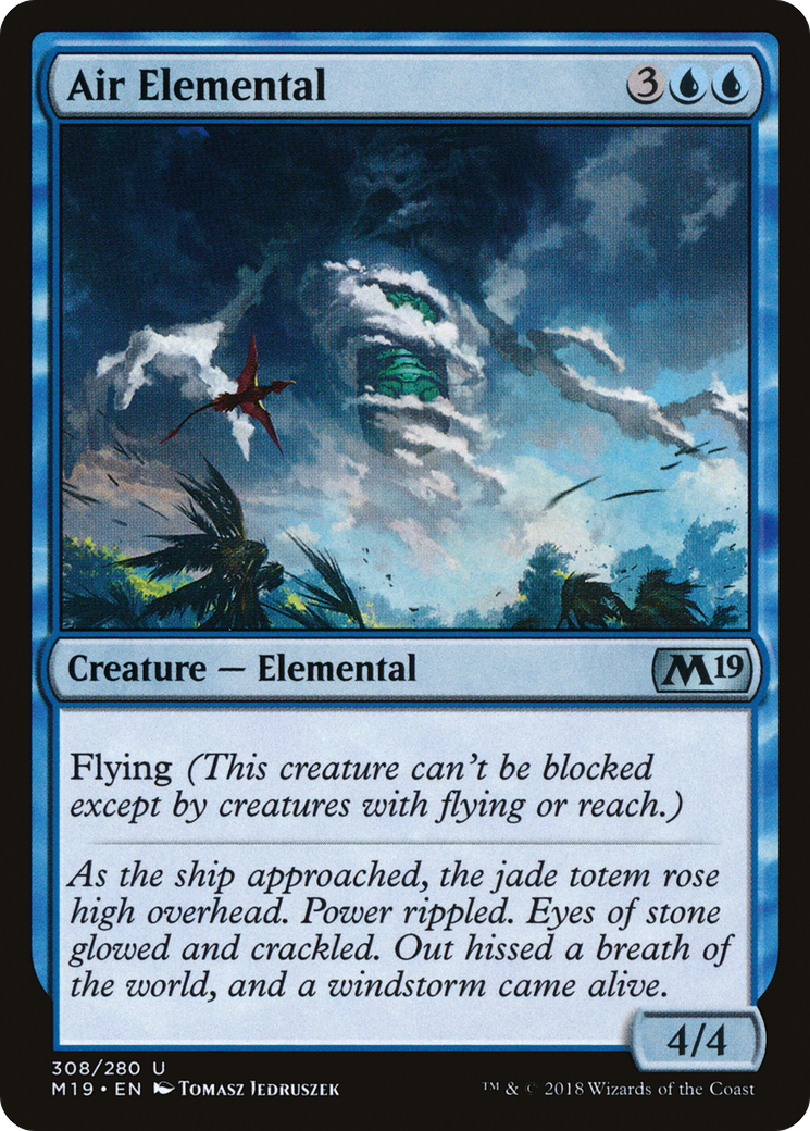 Air Elemental (M19-308) - Core Set 2019