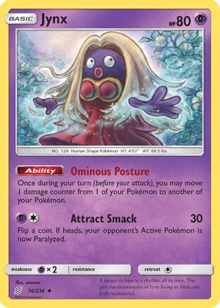 Jynx 76/236 - Unified Minds Reverse Holofoil