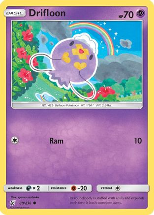 Drifloon 080/236 - SM  Unified Minds Normal - Common