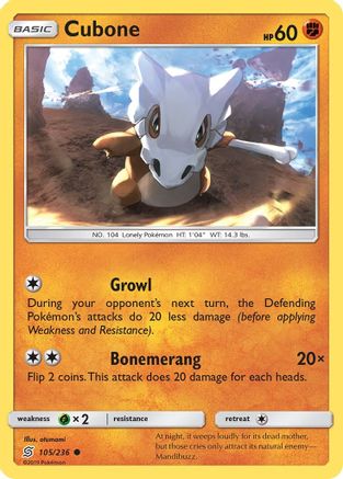 Cubone 105/236 - Unified Minds