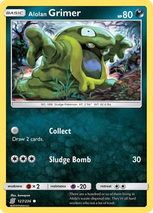 Alolan Grimer 127/236 - Unified Minds Reverse Holofoil