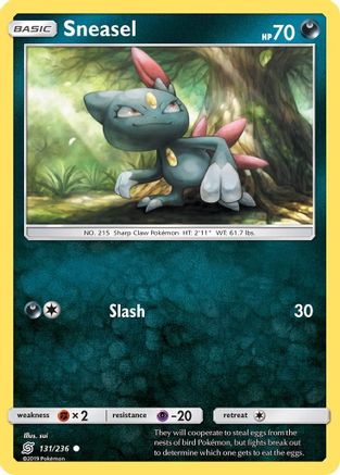 Sneasel 131/236 - Unified Minds Reverse Holofoil